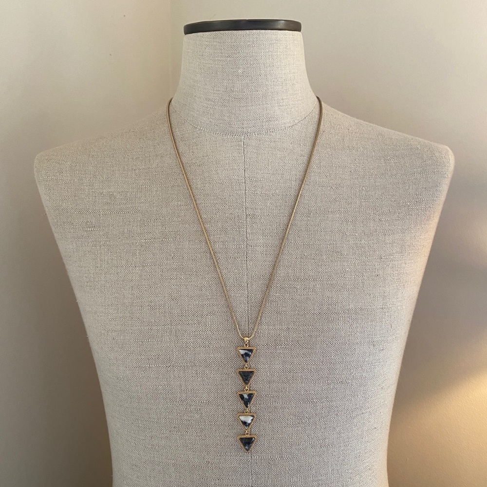 Acacia Pendant Necklace in Dalmatian Jasper by Aster / Rocksbox
